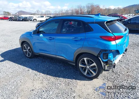 2020 Hyundai Kona Ultimate z USA, uszkodzony, nr VIN KM8K5CA57LU490676